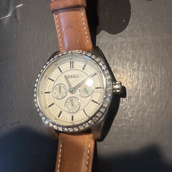 Fossil watch with original tin box - Picture 5 of 7